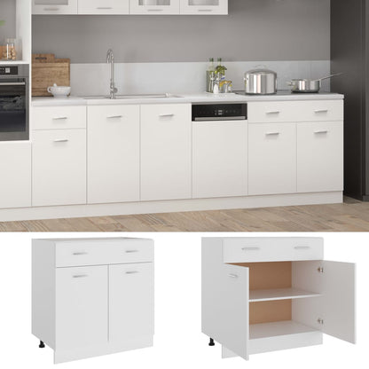 Mobile Inferiore Cassetto “Lyon” Bianco 80x46x81,5cm