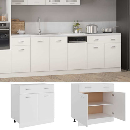 Mobile Inferiore Cassetto “Lyon” Bianco 80x46x81,5cm