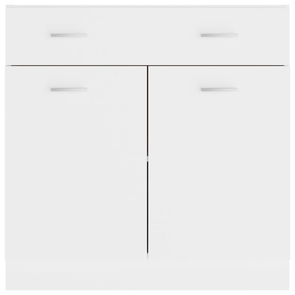 Mobile Inferiore Cassetto “Lyon” Bianco 80x46x81,5cm - homemem39