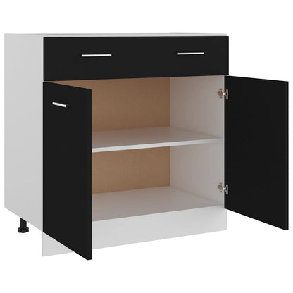 Mobile Inferiore Cassetto “Lyon” Nero 80x46x81,5 cm