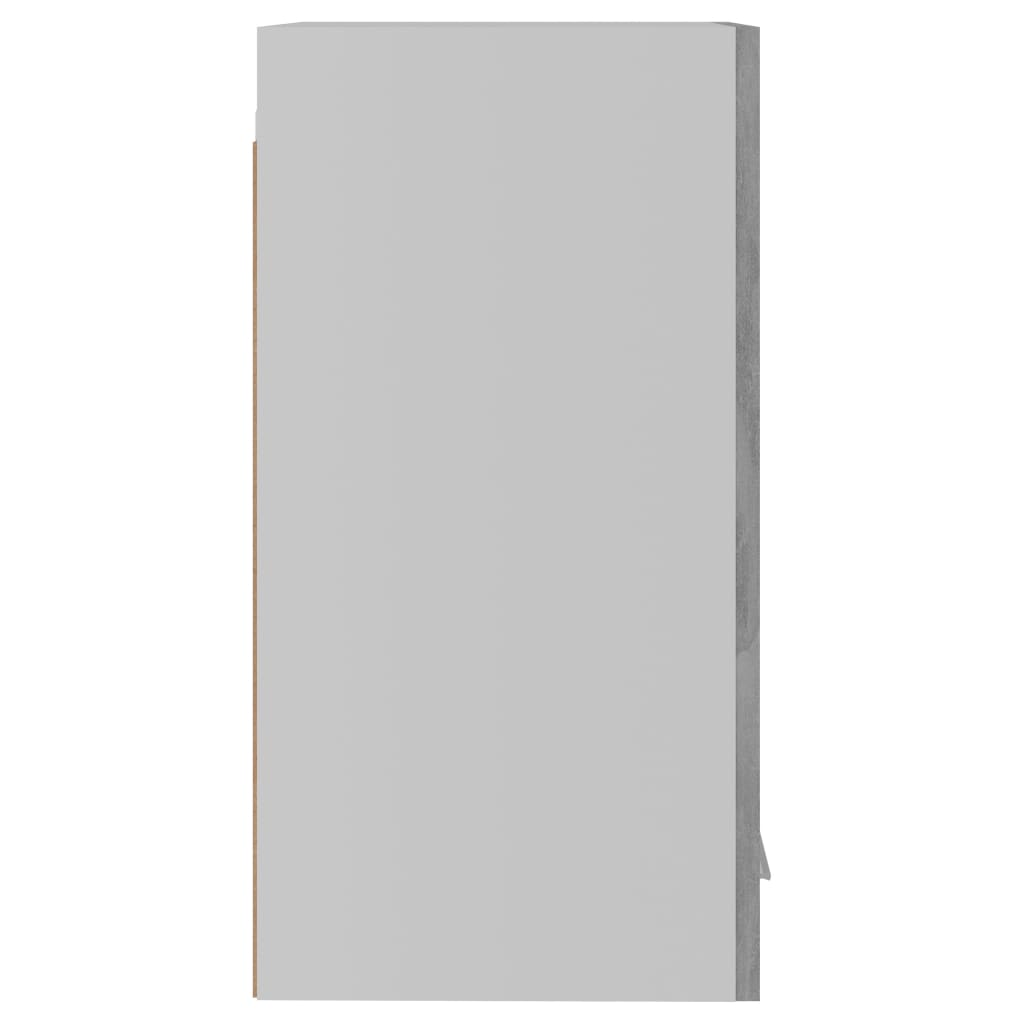 Mobile Pensile Grigio Cemento 29,5x31x60cm in Legno Multistrato