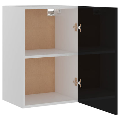 Mobile Pensile “Lyon” Nero Lucido 39,5x31x60 cm | homemem39