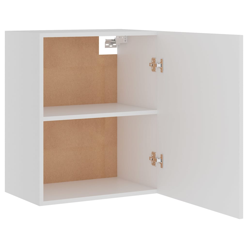 Mobile Pensile “Lyon” Bianco 50x31x60 cm in Legno Multistrato