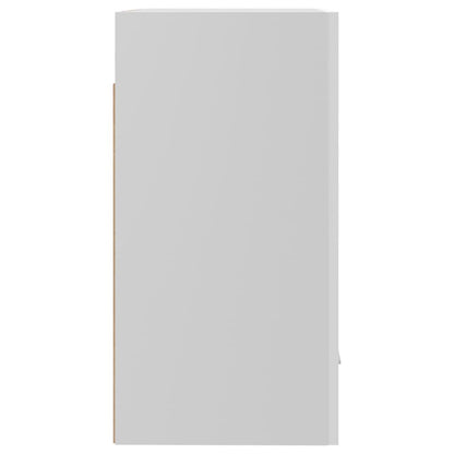 Mobile Pensile Bianco Lucido 50x31x60 cm in Legno Multistrato