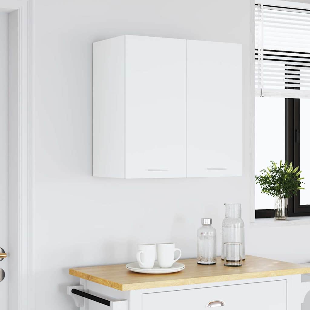 Mobile Pensile “Lyon” Bianco 60x31x60 cm in Legno Multistrato