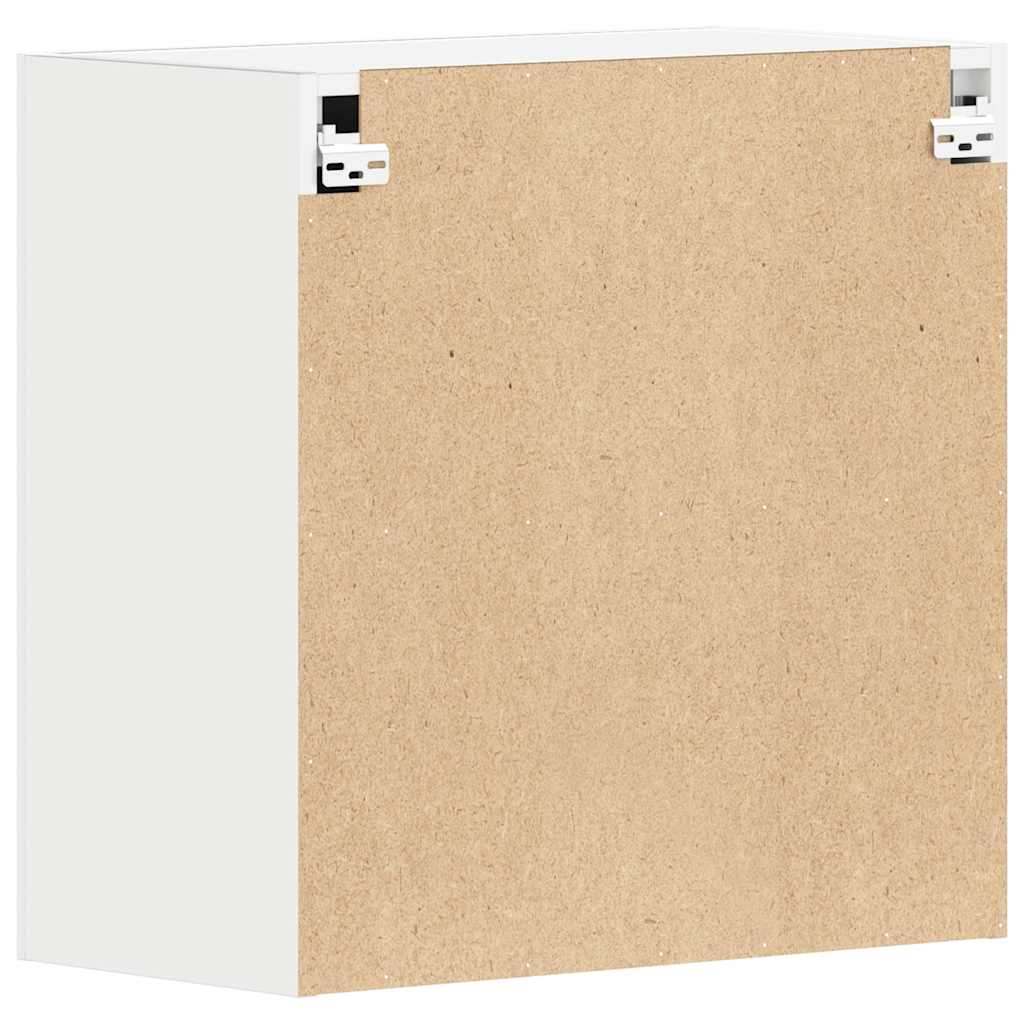 Mobile Pensile “Lyon” Bianco 60x31x60 cm in Legno Multistrato