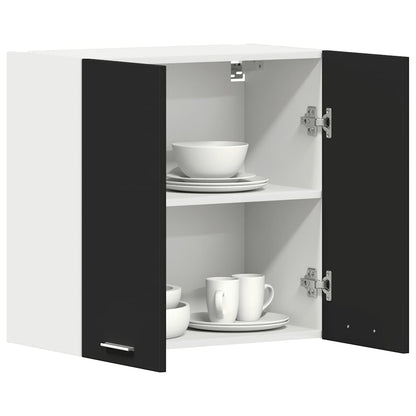 Mobile Pensile “Lyon” Nero 60x31x60 cm in Legno Multistrato