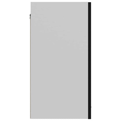 Mobile Pensile “Lyon” Nero 60x31x60 cm in Legno Multistrato | homemem39