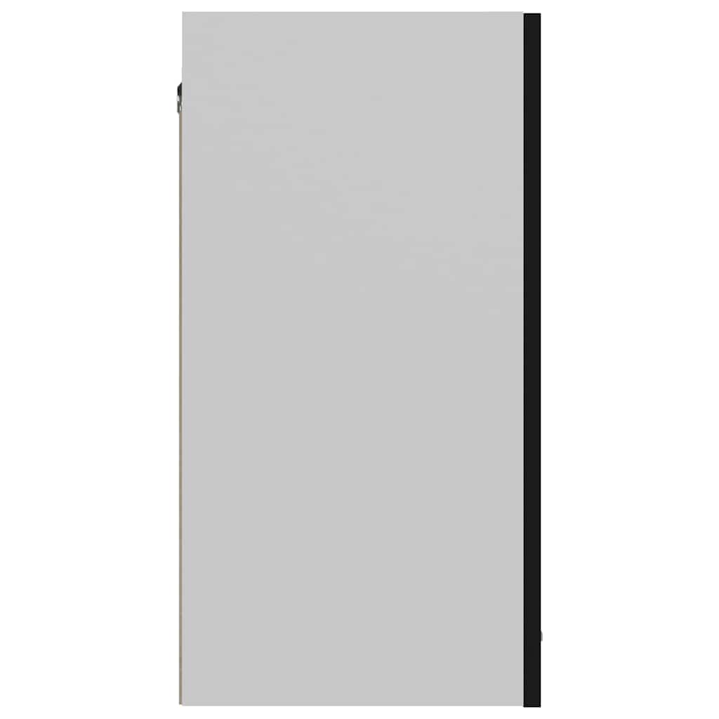 Mobile Pensile “Lyon” Nero 60x31x60 cm in Legno Multistrato - homemem39