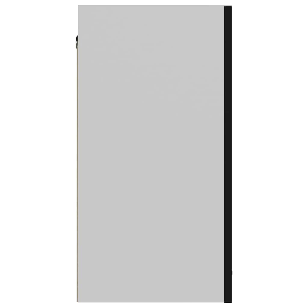 Mobile Pensile “Lyon” Nero 60x31x60 cm in Legno Multistrato