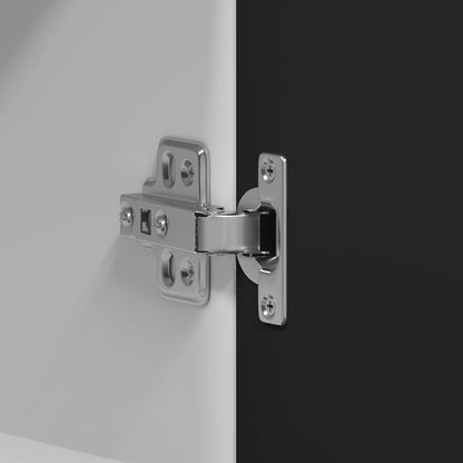 Mobile Pensile “Lyon” Nero 60x31x60 cm in Legno Multistrato - homemem39