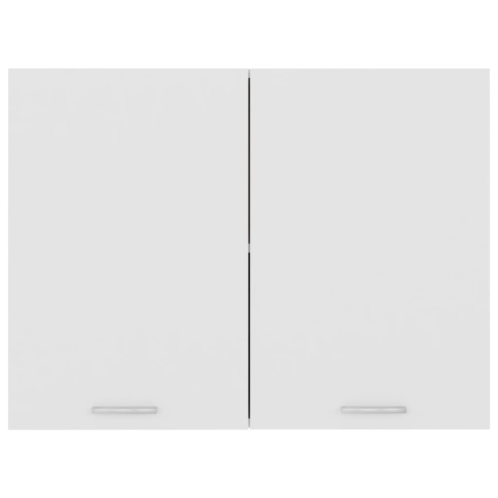 Mobile Pensile “Lyon” Bianco 80x31x60 cm in Legno Multistrato - homemem39