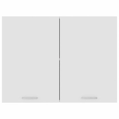 Mobile Pensile “Lyon” Bianco 80x31x60 cm in Legno Multistrato