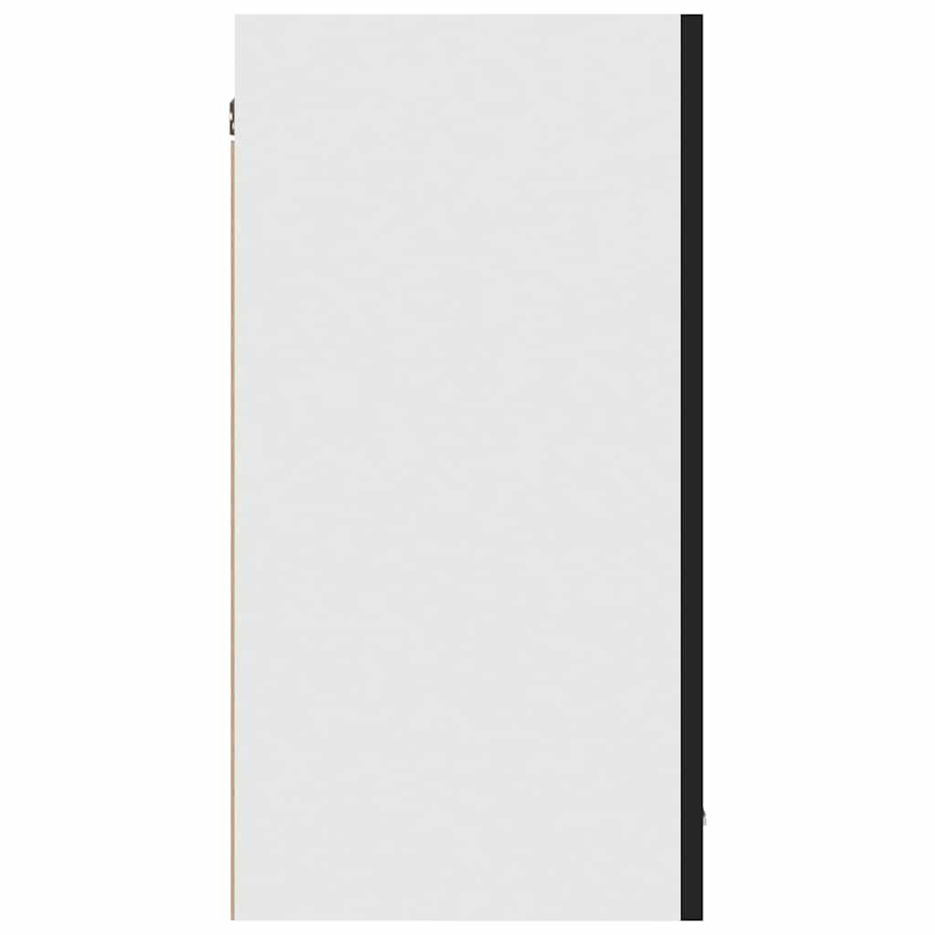 Mobile Pensile “Lyon” Nero 80x31x60 cm in Legno Multistrato