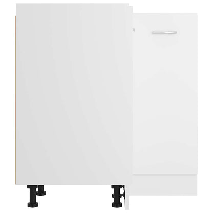 Armadio Angolare “Lyon” Bianco 75,5x75,5x81,5 cm