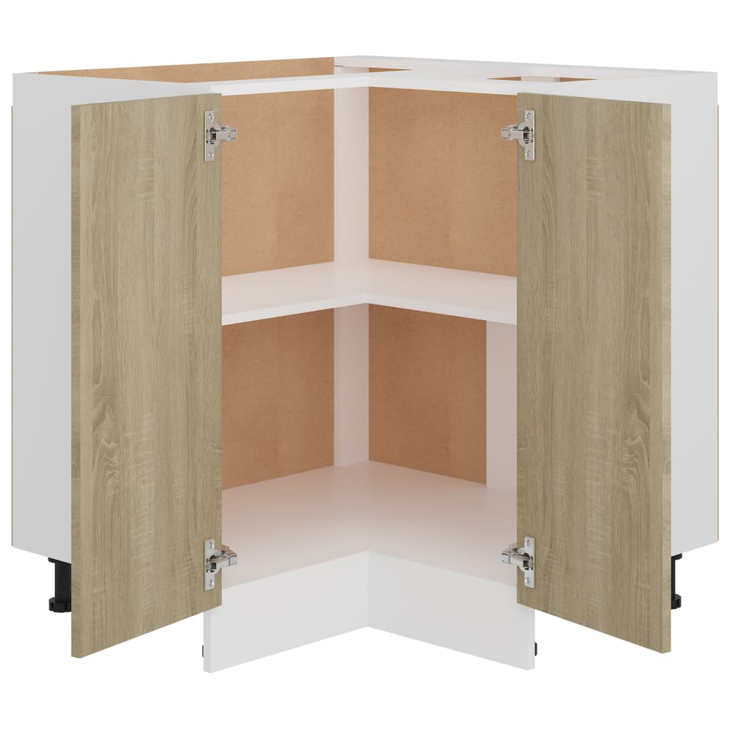 Mobile Angolare “Lyon” Rovere Sonoma 75,5x75,5x81,5 cm | homemem39