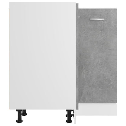 Mobile Angolare “Lyon” Grigio Cemento 75,5x75,5x81,5 cm in | homemem39