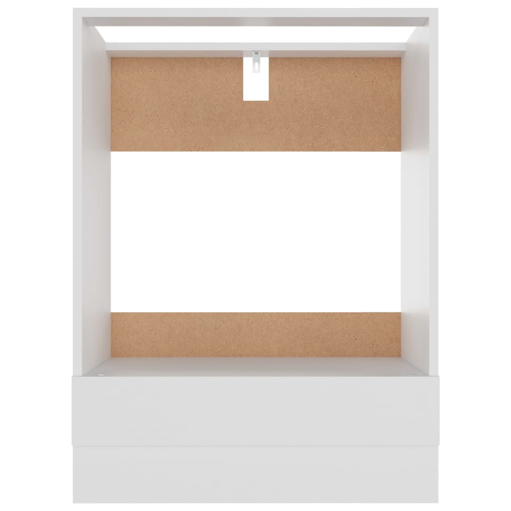 Armadio per Forno “Riga” Bianco 60x46x81,5 cm - homemem39