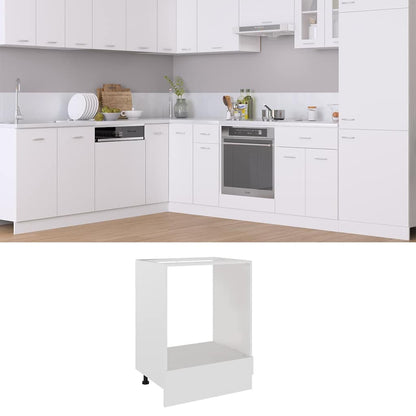 Armadio per Forno “Riga” Bianco 60x46x81,5 cm