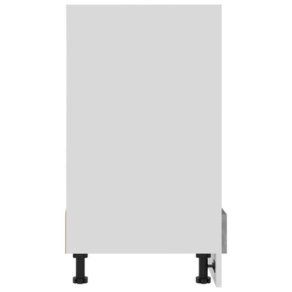 Mobile per Forno “Riga” Grigio Cemento 60x46x81,5 cm