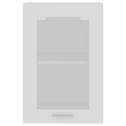 Armadio Sospeso con Vetro “Lyon” Bianco 40x31x60 cm - homemem39