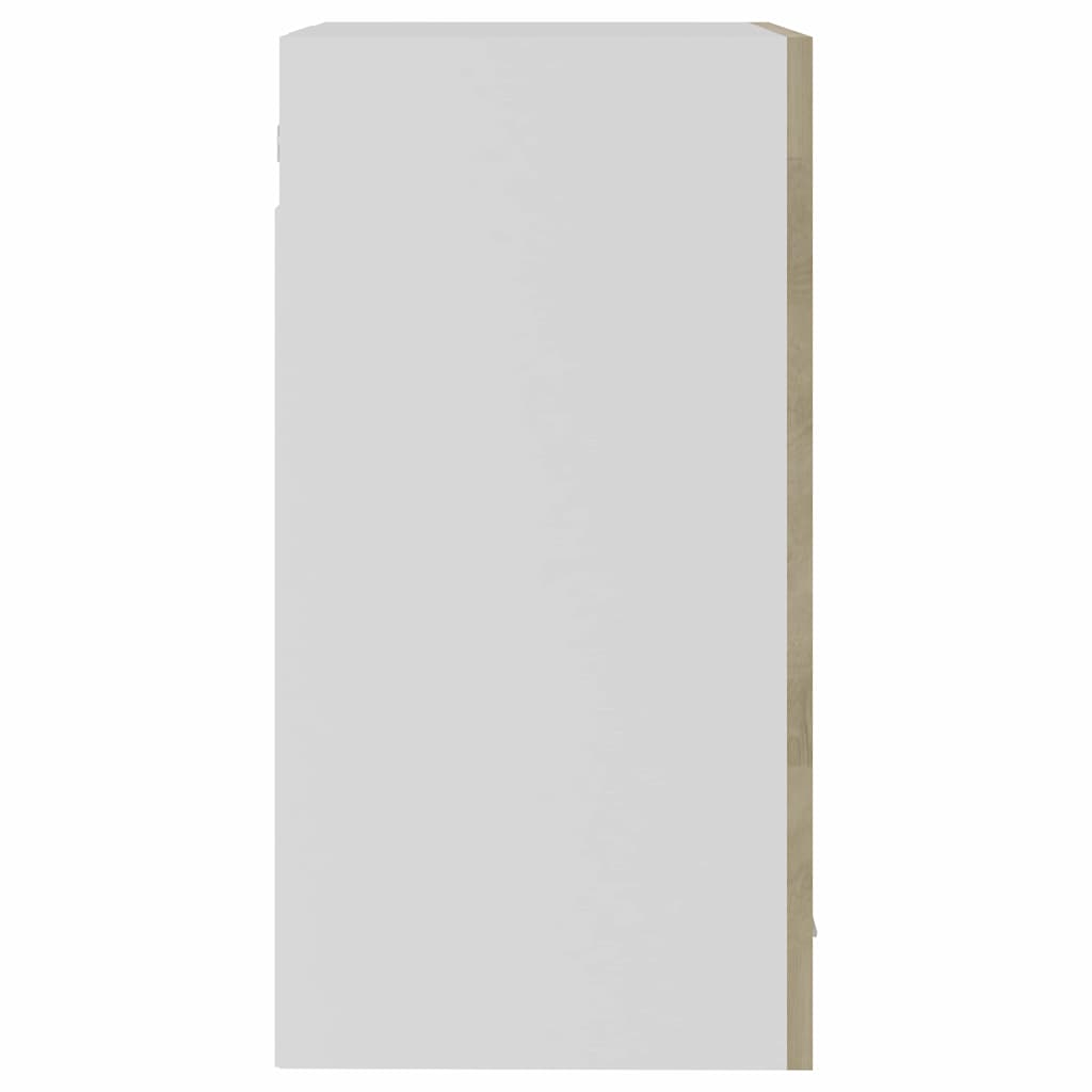 Mobile Pensile con Vetro “Lyon” Rovere Sonoma 40x31x60 cm