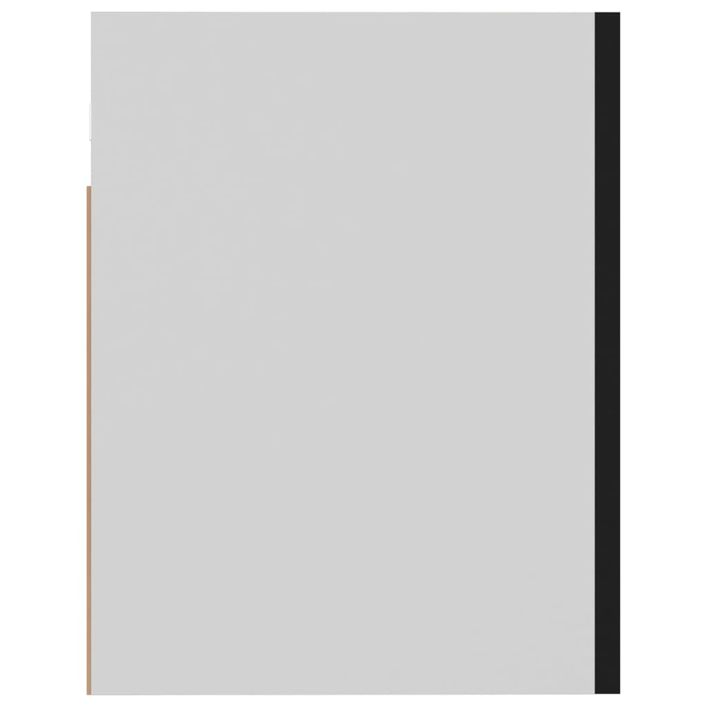 Mobile Pensile “Lyon” Nero 60x31x40 cm in Legno Multistrato - homemem39