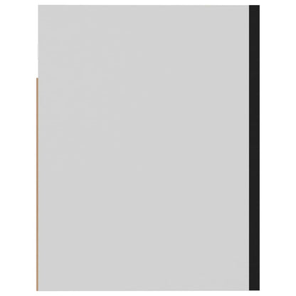 Mobile Pensile “Lyon” Nero 60x31x40 cm in Legno Multistrato - homemem39