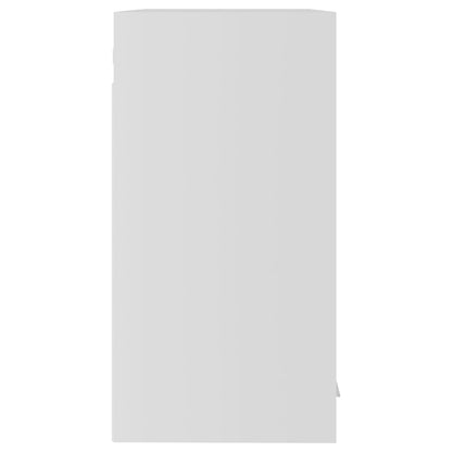 Mobile Pensile con Vetro “Lyon” Bianco 60x31x60 cm - homemem39