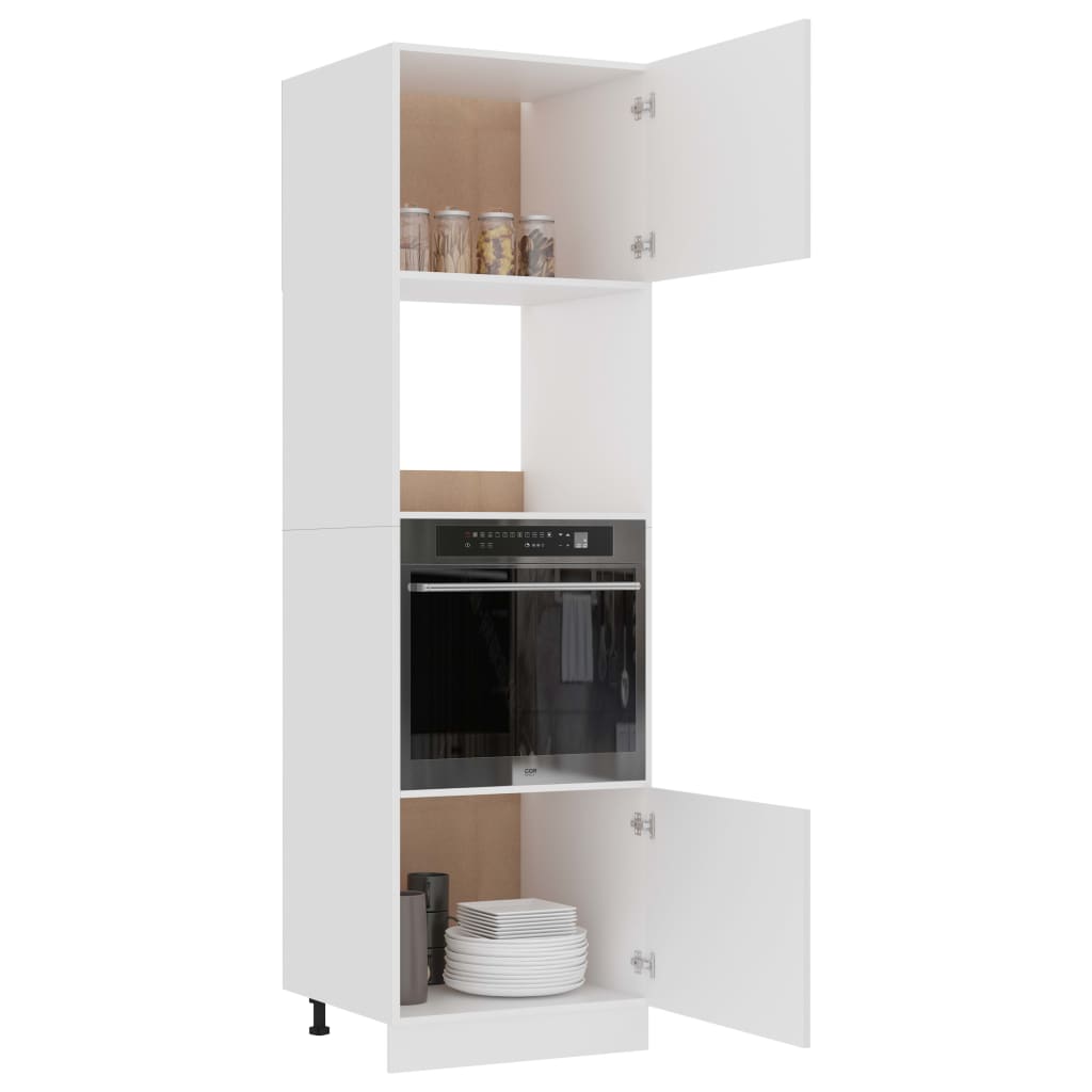 Armadio per Microonde “Lyon” Bianco 60x57x207 cm