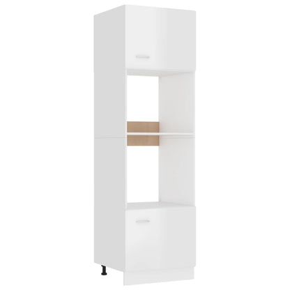 Mobile Microonde “Lyon” Bianco Lucido 60x57x207 cm
