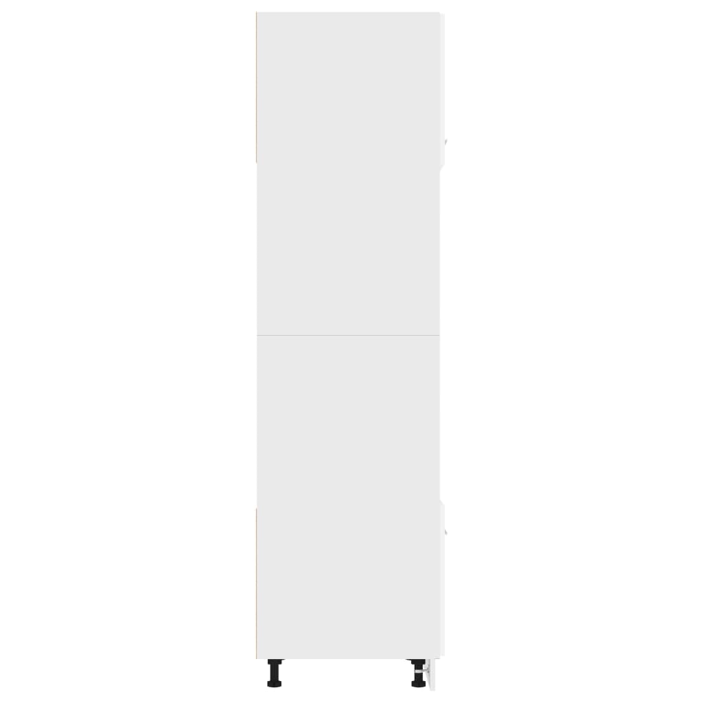 Mobile Microonde “Lyon” Bianco Lucido 60x57x207 cm | homemem39