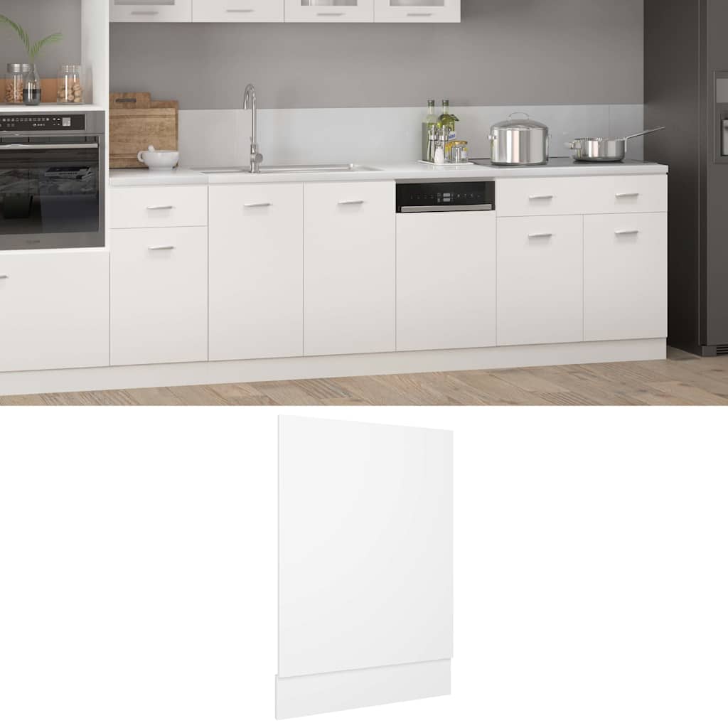 Pannello Lavastoviglie “Lyon” Bianco 45x3x67 cm