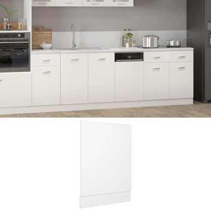 Pannello Lavastoviglie “Lyon” Bianco 45x3x67 cm - homemem39