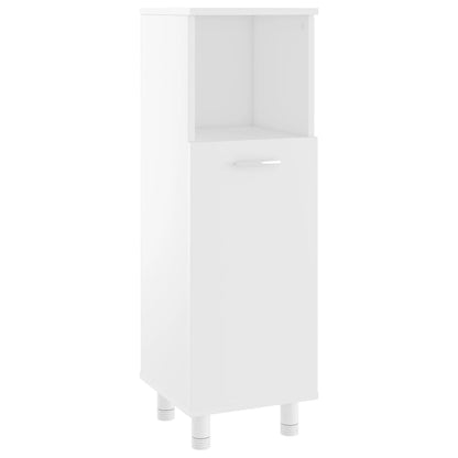 Armadio da Bagno Bianco 30x30x95 cm in Legno Multistrato | homemem39