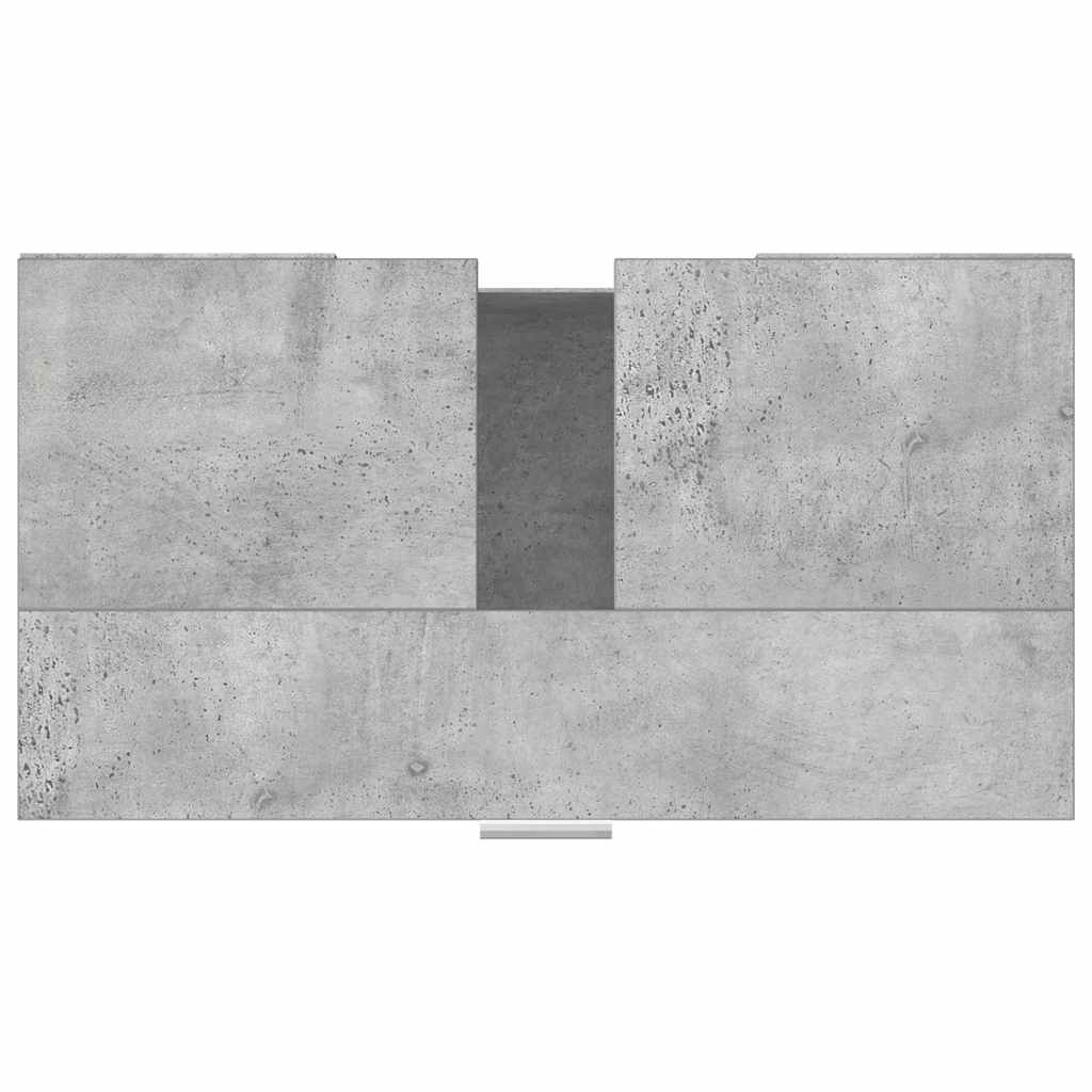 Mobile da Bagno Grigio Cemento 60x32x53,5 cm Legno Multistrato