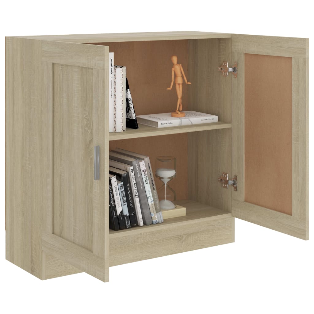 Libreria Rovere Sonoma 82,5x30,5x80 cm in Legno Multistrato | homemem39