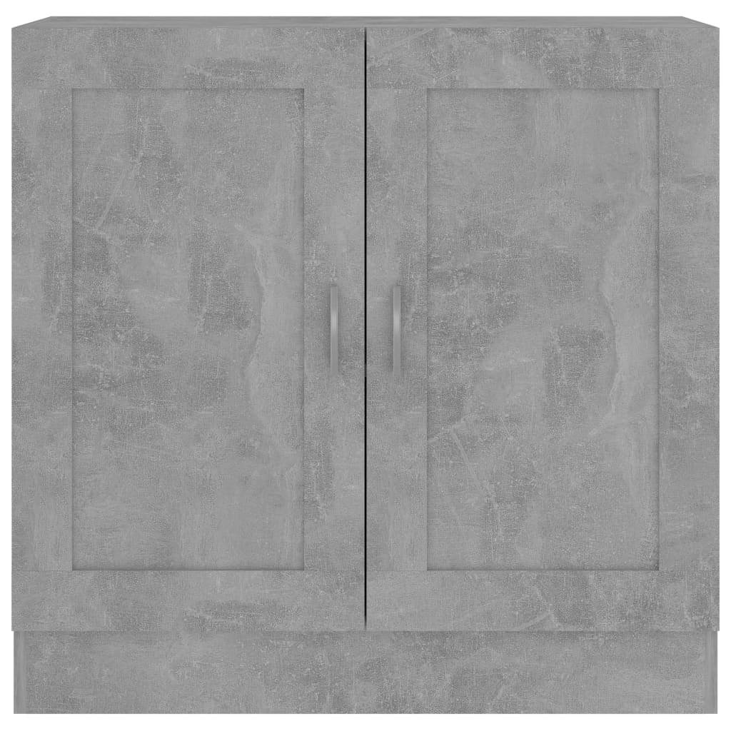 Libreria Grigio Cemento 82,5x30,5x80 cm in Legno Multistrato | homemem39