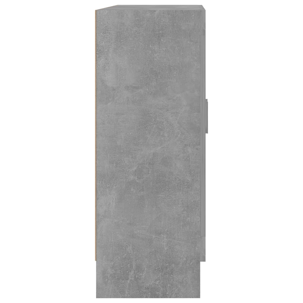 Libreria Grigio Cemento 82,5x30,5x80 cm in Legno Multistrato | homemem39