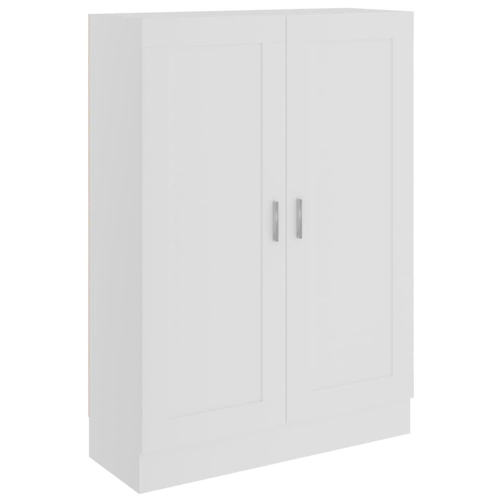 Libreria Bianca 82,5x30,5x115 cm in Legno Multistrato