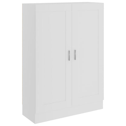 Libreria Bianca 82,5x30,5x115 cm in Legno Multistrato