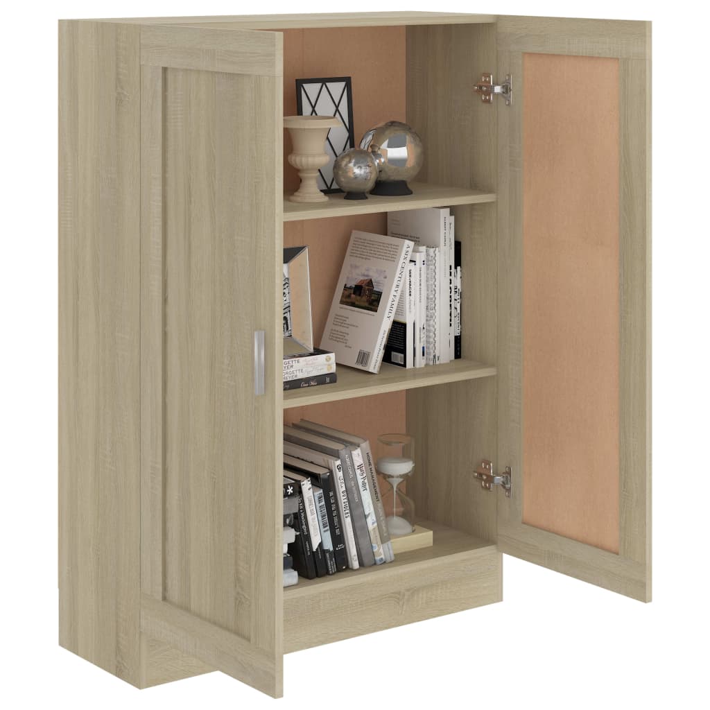 Libreria Rovere Sonoma 82,5x30,5x115 cm in Legno Multistrato