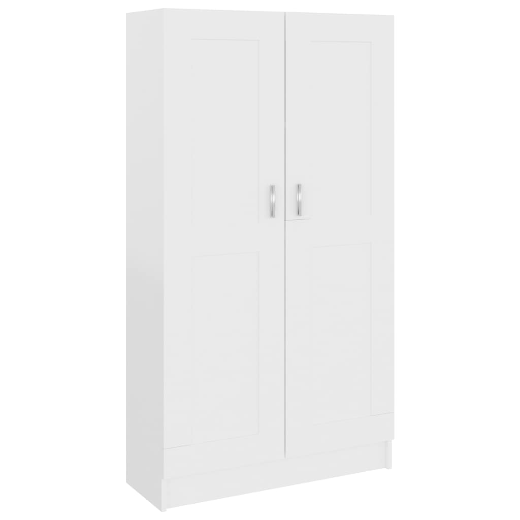 Libreria Bianca 82,5x30,5x150 cm in Legno Multistrato | homemem39