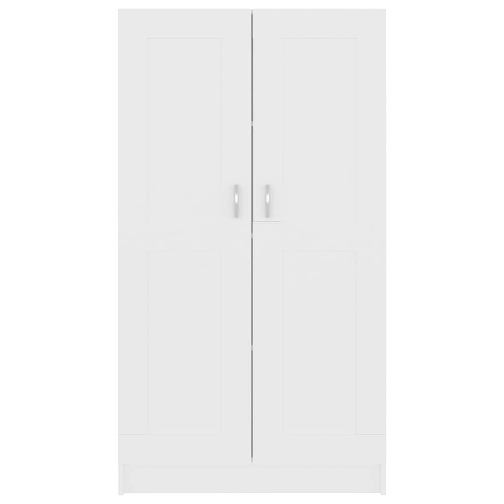 Libreria Bianca 82,5x30,5x150 cm in Legno Multistrato | homemem39