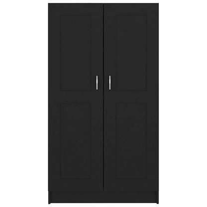 Libreria Nera 82,5x30,5x150 cm in Legno Multistrato | homemem39