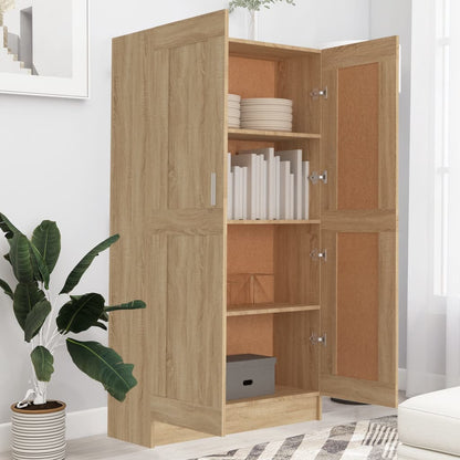 Libreria Rovere Sonoma 82,5x30,5x150 cm in Legno Multistrato - homemem39