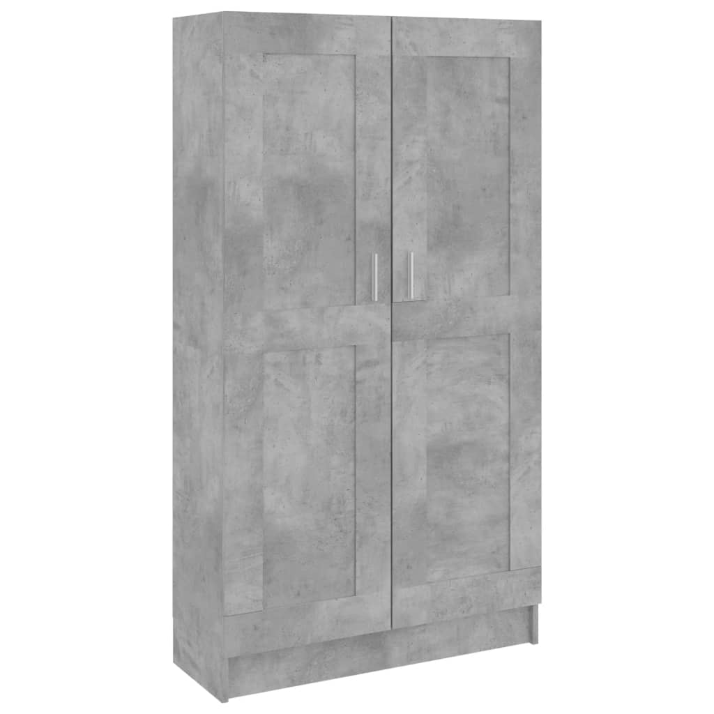 Libreria Grigio Cemento 82,5x30,5x150 cm in Legno Multistrato - homemem39