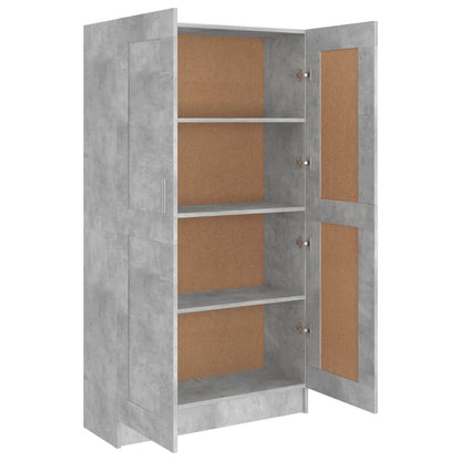 Libreria Grigio Cemento 82,5x30,5x150 cm in Legno Multistrato - homemem39