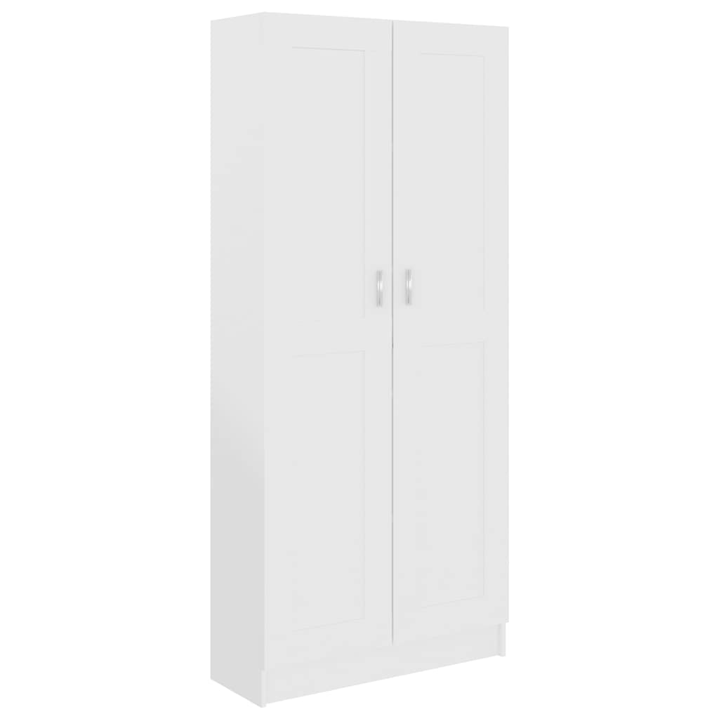 Libreria Bianca 82,5x30,5x185,5 cm in Legno Truciolato | homemem39