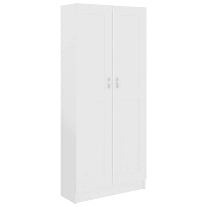 Libreria Bianca 82,5x30,5x185,5 cm in Legno Truciolato | homemem39